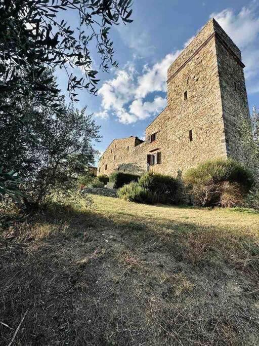 Medieval Tower In Umbria With Swimming Pool Montelagello Bagian luar foto