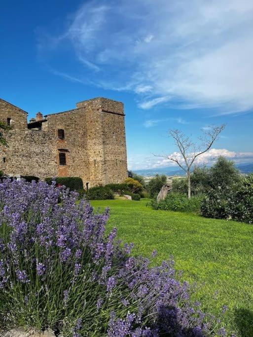 Medieval Tower In Umbria With Swimming Pool Montelagello Bagian luar foto